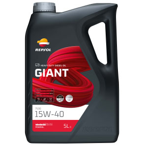 REPSOL Olio Lubrificante GIANT DIESEL PESANTE GIANT 7530 15W-40 LT.20 ACEA E7