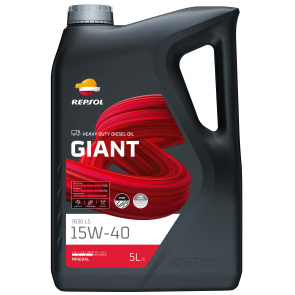 REPSOL Olio Lubrificante GIANT DIESEL PESANTE GIANT 7630 LS 15W-40 LT.20 EX RP D. TURBO THPD MIGiant