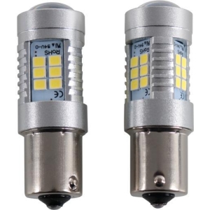 Lampadine 21 led+lente P21W 12-24V 30W