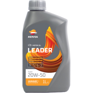 REPSOL Olio Lubrificante LEADER LEADER SUPER 20W-50 LT. 5 EX RP ELITE SUPER 20W5Leader