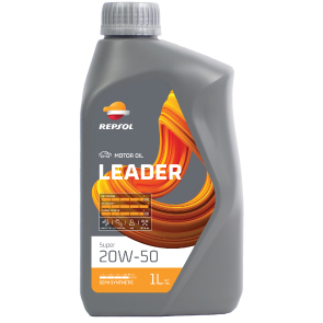 REPSOL Olio Lubrificante LEADER LEADER SUPER 20W-50 LT. 5 EX RP ELITE SUPER 20W5Leader