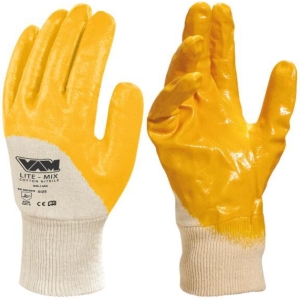 Coppia guanti Lite Mix spalmati NBR giallo taglia XXL