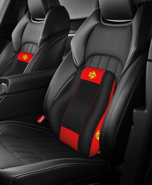 Supporto lombare Ergon nero/rosso - immagine 2