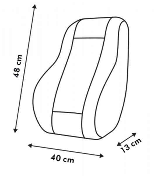 Supporto lombare Ergon nero/carbon - immagine 2