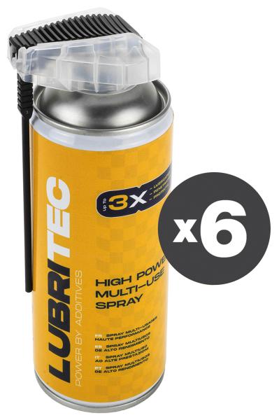 Conf. 6 pz Lubrificante multiuso alta potenza 400 mL