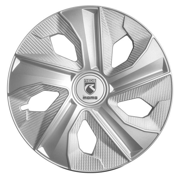 Set 4 copricerchi 14'' Blade argento opaco/carbon texture
