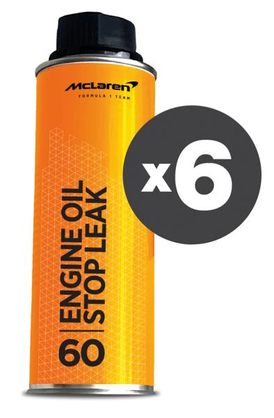 Conf. 6 pz Engine Oil Stop Leak turafalle olio motore 300 mL