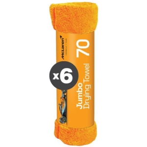 Conf. 6 pz Jumbo Drying Towel panno in microfibra 90x60 cm