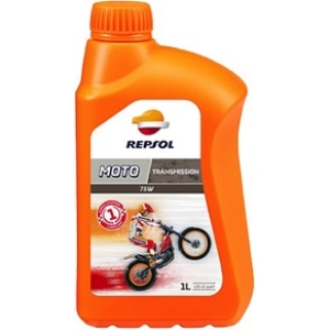 REPSOL Olio Lubrificante MOTO TRASMISSIONI MOTO MOTO TRANSMISSION 75W LT 1   EX   RP MOTO TLubrificante sintetico per trasmissioni motociclistiche. Migliora significativamente la velocit? e la precisione della cambiata