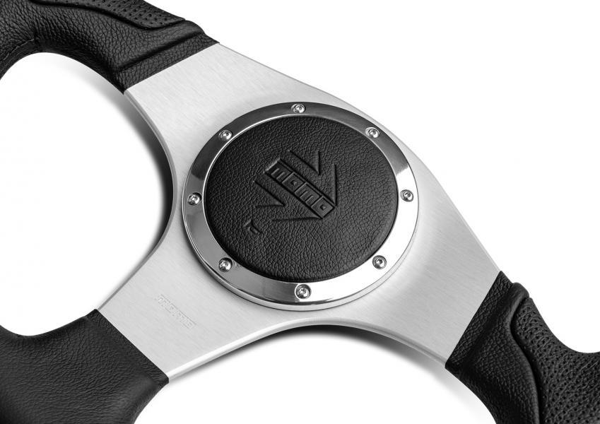 Volante Millenium nero/argento 350 mm - immagine 2