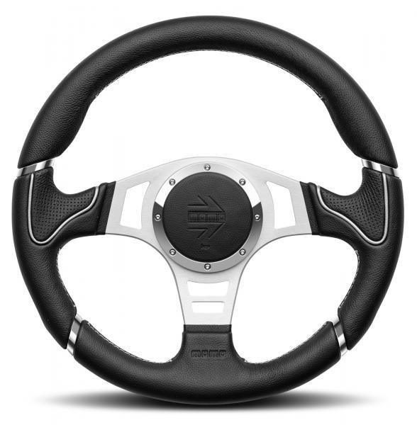 Volante Millenium Sport nero/argento 350 mm