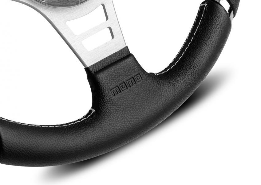 Volante Millenium Sport nero/argento 350 mm - immagine 2