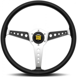 Volante California nero/cromato 360 mm
