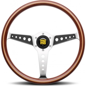 Volante California Wood zebrano/cromato 360 mm