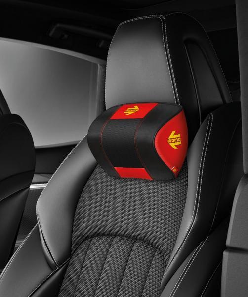 Supporto collo Comfort nero/rosso - immagine 2