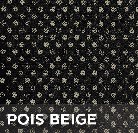 Coprisedili anteriori Espresso Sport tg. grande tess. cotone stampato pois beige - immagine 2