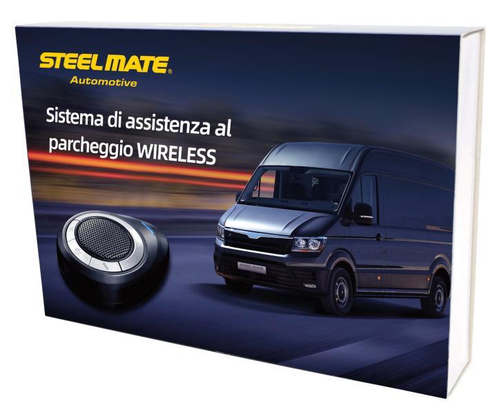 Kit 4 sensori di parcheggio posteriori wireless