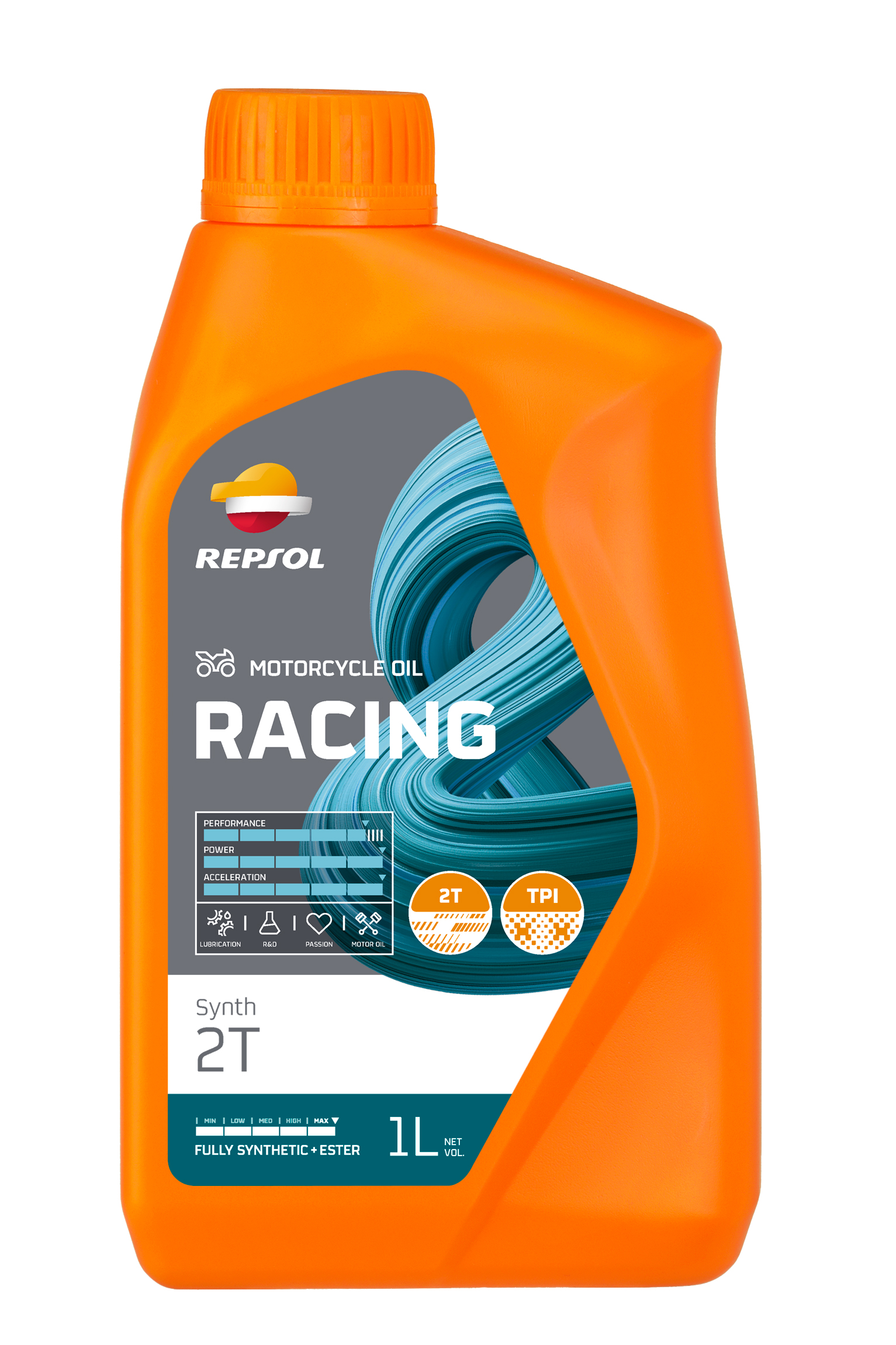 REPSOL Olio Lubrificante MOTO 2 TEMPI RACING RACING SYNTH 2T LT 1 EX RP MOTO RACING 2T LT 1Racing