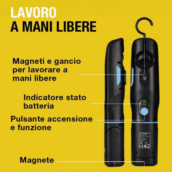 Lampada da ispezione professionale a led Magflex Max 500 - immagine 4