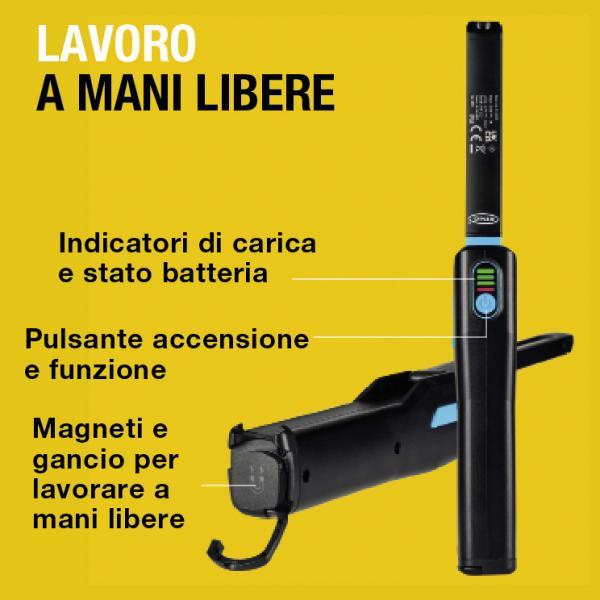 Lampada da ispezione professionale a led Magflex Slim 500 - immagine 6