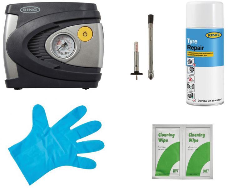 Kit emergenza ripara pneumatici