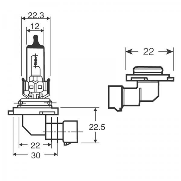 Lampadine Xenon100 HB4 12V 51W - immagine 2