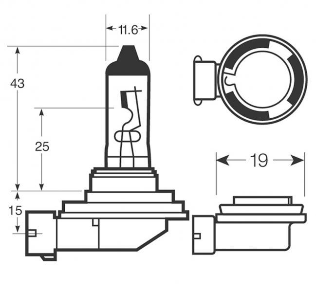 Lampadine Xenon100 H11 12V 55W - immagine 2
