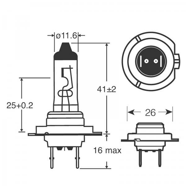 Lampadine Xenon100 H7 12V 55W - immagine 2