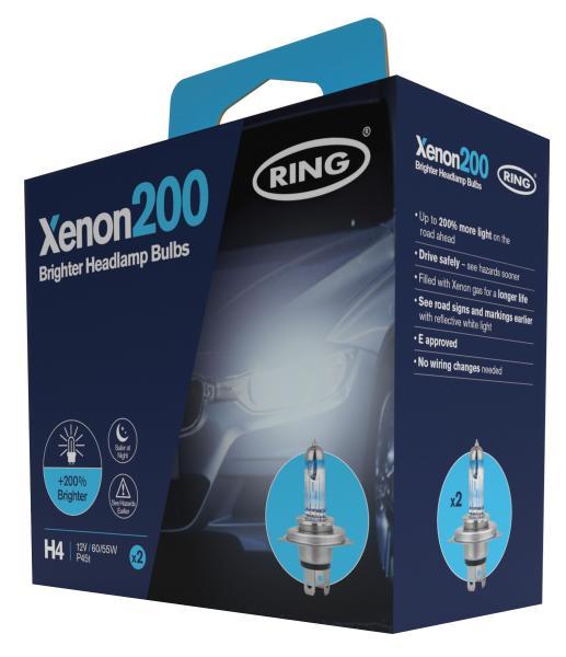 Lampadine Xenon200 H4 12V 60/55W - immagine 2