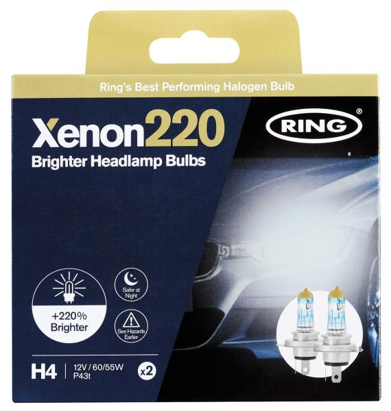 Lampadine Xenon220 H4 12V 60/55W - immagine 2