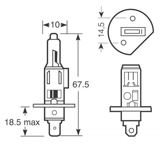 Lampadine RallySport H1 12V 100W - immagine 2