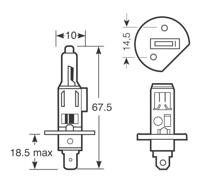 Lampadine Xenon5000 H1 12V - immagine 2