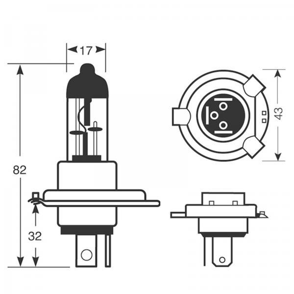 Lampadine Xenon5000 H4 12V - immagine 2