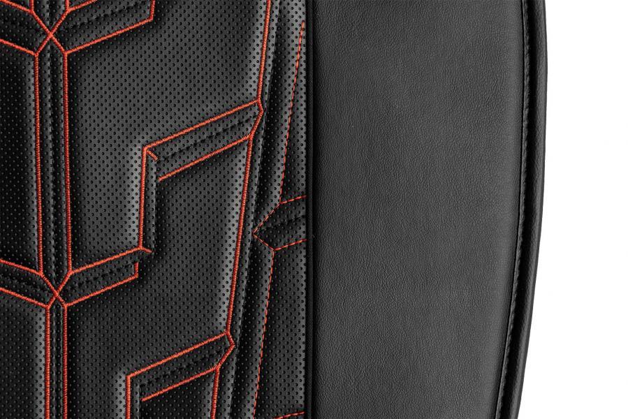 Cuscino sedile Race nero/rosso - immagine 2