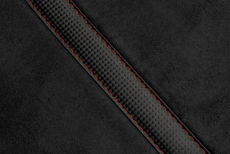 Cuscino sedile Street nero/rosso - immagine 3