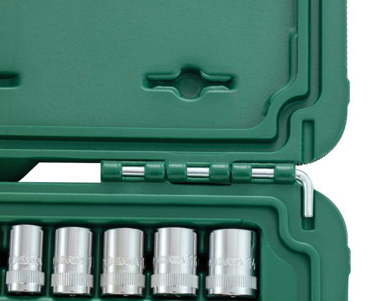 Set bussole metriche esagonali 1/4'' 36 pz - immagine 5