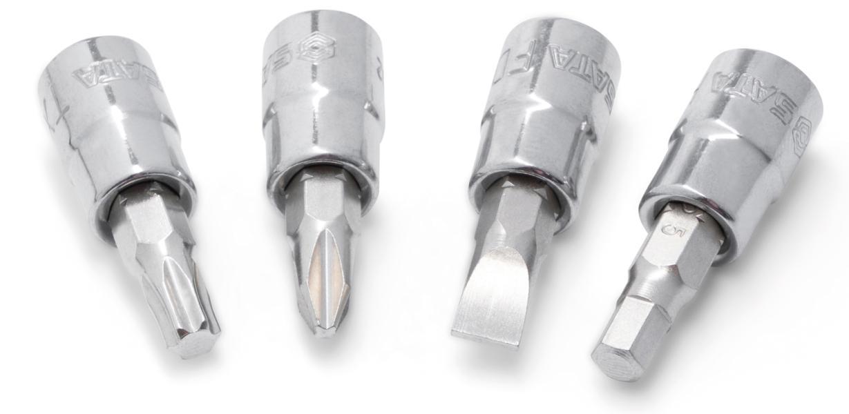 Set bussole metriche esagonali 1/4'' 52 pz - immagine 7