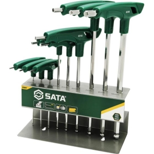 Set chiavi a T esagonali ball-end 9 pz