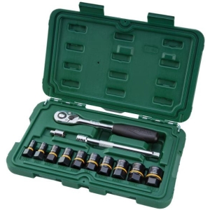 Set bussole 1/4'' e 3/8'' metrico/SAE BoltBiter 13 pz