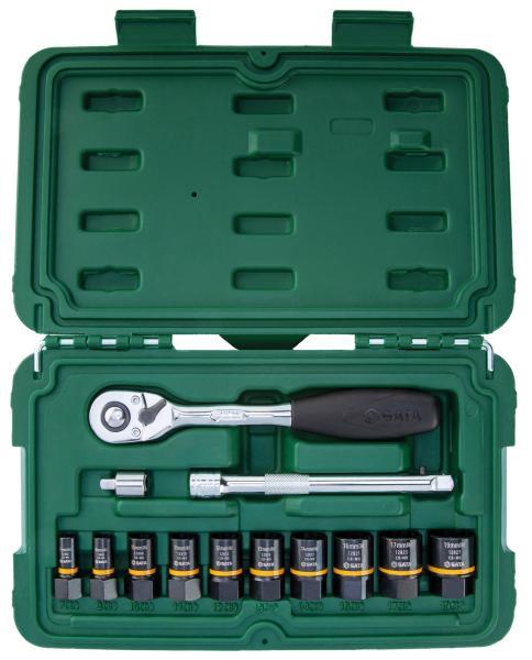 Set bussole 1/4'' e 3/8'' metrico/SAE BoltBiter 13 pz - immagine 2