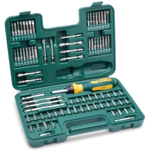 Set cacciaviti a cricchetto 80 pz