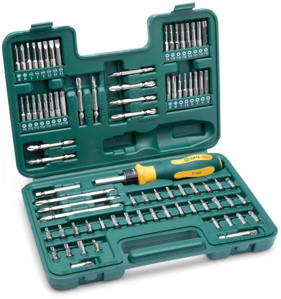 Set cacciaviti a cricchetto 80 pz