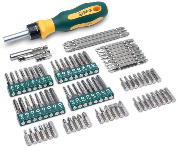 Set cacciaviti a cricchetto 80 pz - immagine 2