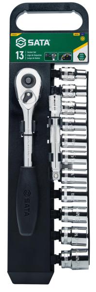 Set bussole metriche esagonali 1/2'' 13 pz - immagine 2