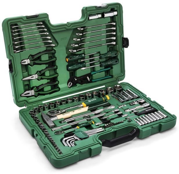 Set esagonale metrico 1/4'' e 1/2'' 104 pz