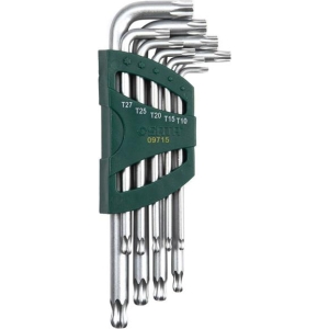 Set chiavi Torx a punta sferica lunga 9 pz