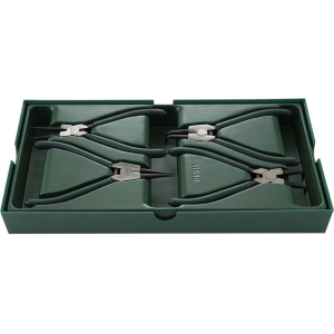 Set a vassoio pinze Seeger 4 pz
