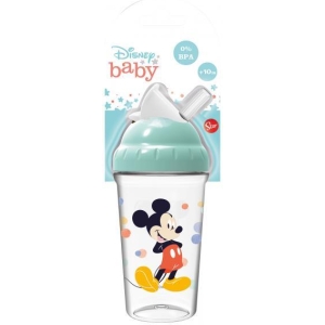 Bicchiere con cannuccia flexi Mickey Mouse