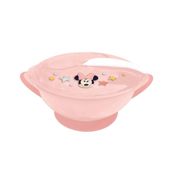 Piatto con ventosa e cucchiaino Minnie
