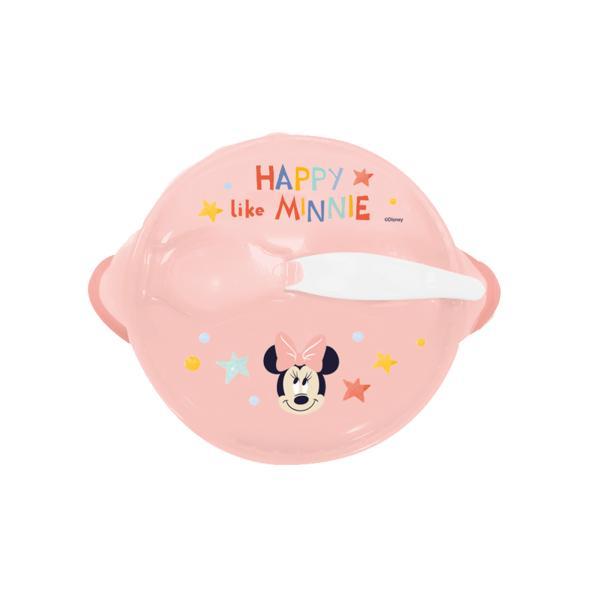 Piatto con ventosa e cucchiaino Minnie - immagine 2